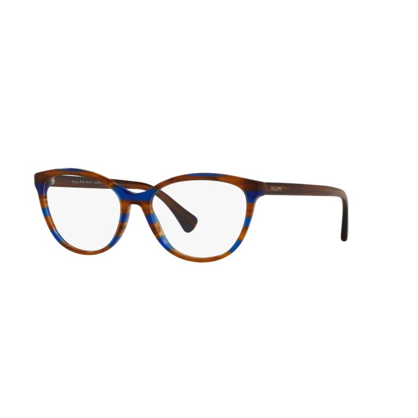 – Bluenty | Gestell gestreiftes Korrektionsbrille blau Ralph und von Lauren RA7133U 5987 braun